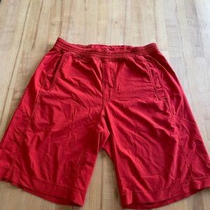 Lululemon Mens Shorts Red